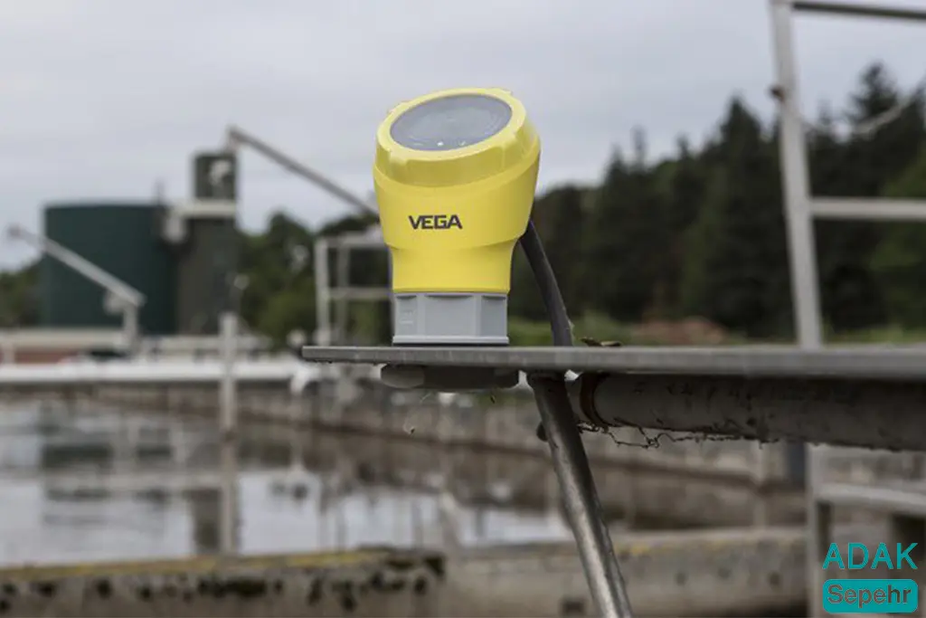 نصب لول ترانسمیتر راداری وگا برای تشخیص سطح آب حوضچه VEGAPULS 31