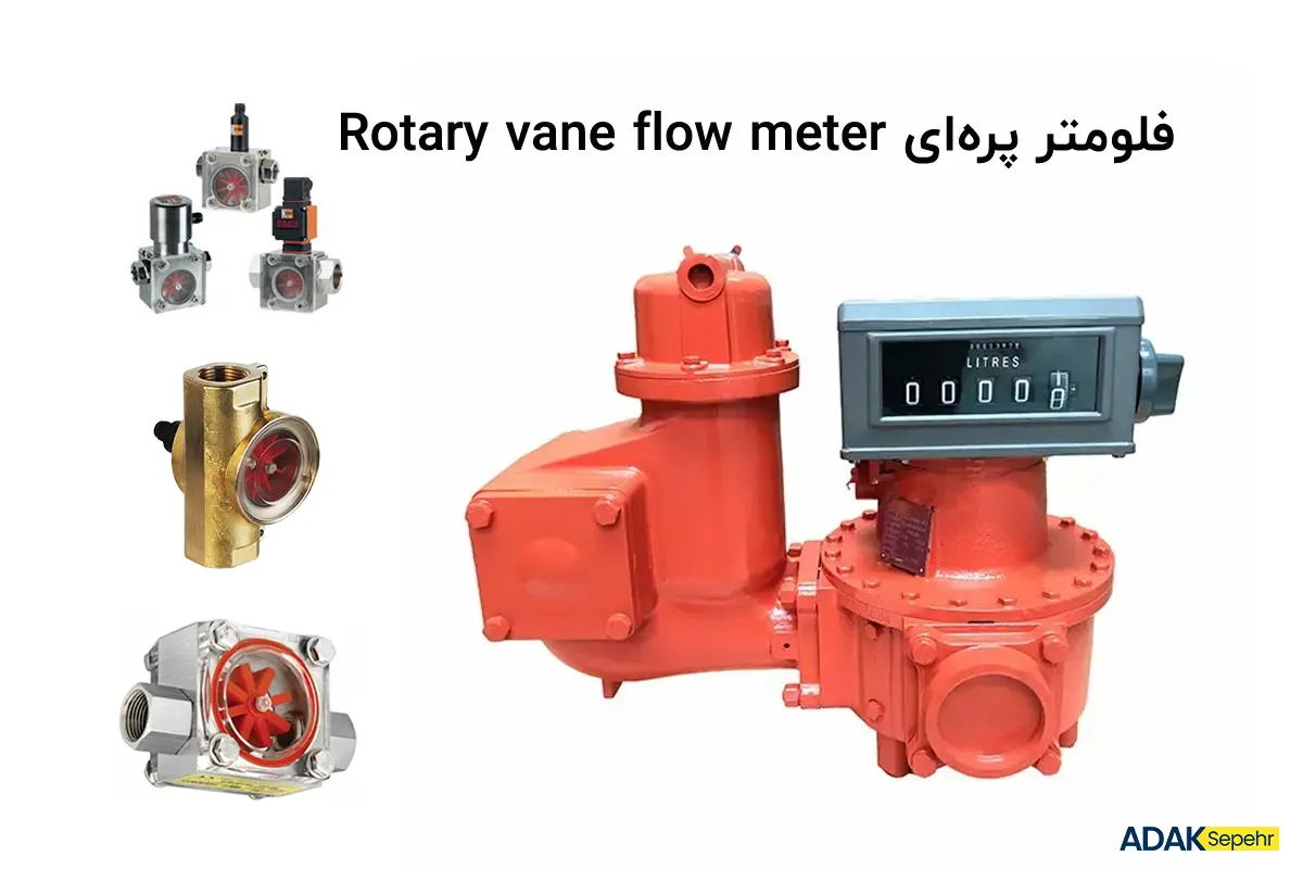 فلومتر پره چرخشی دوار Rotary vane flow meters